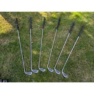 Vintage Original Ping Cat Eye Black Karsten 3, 5-9 Irons Set Steel Shaft RH-Read